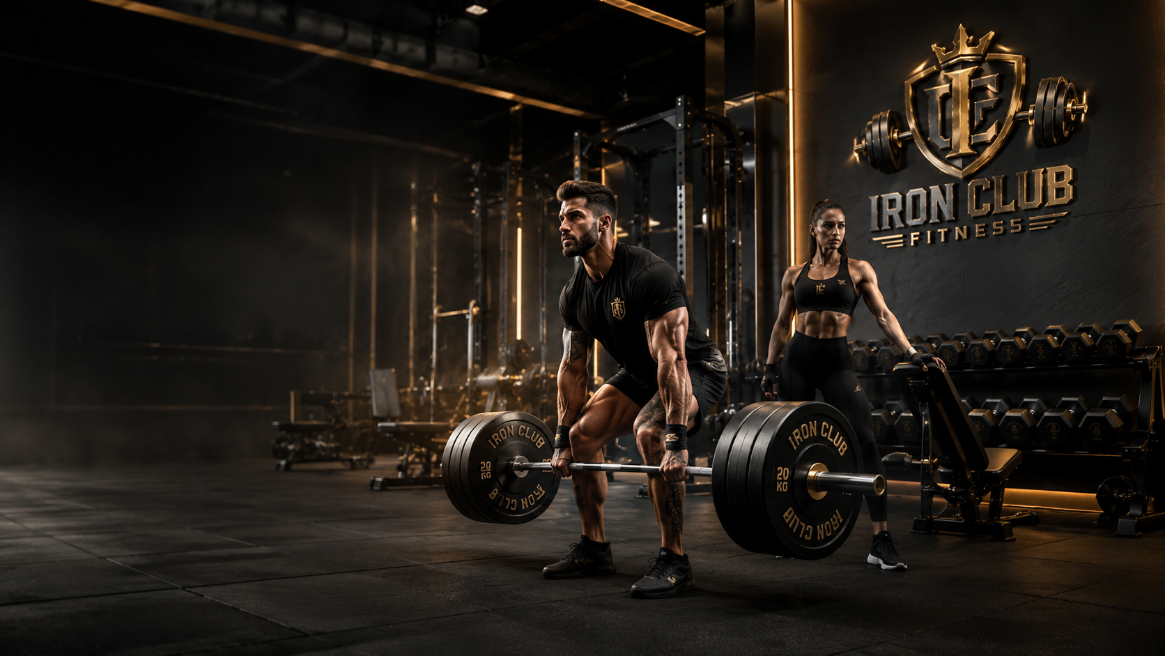 Banner principal de Iron Club Fitness